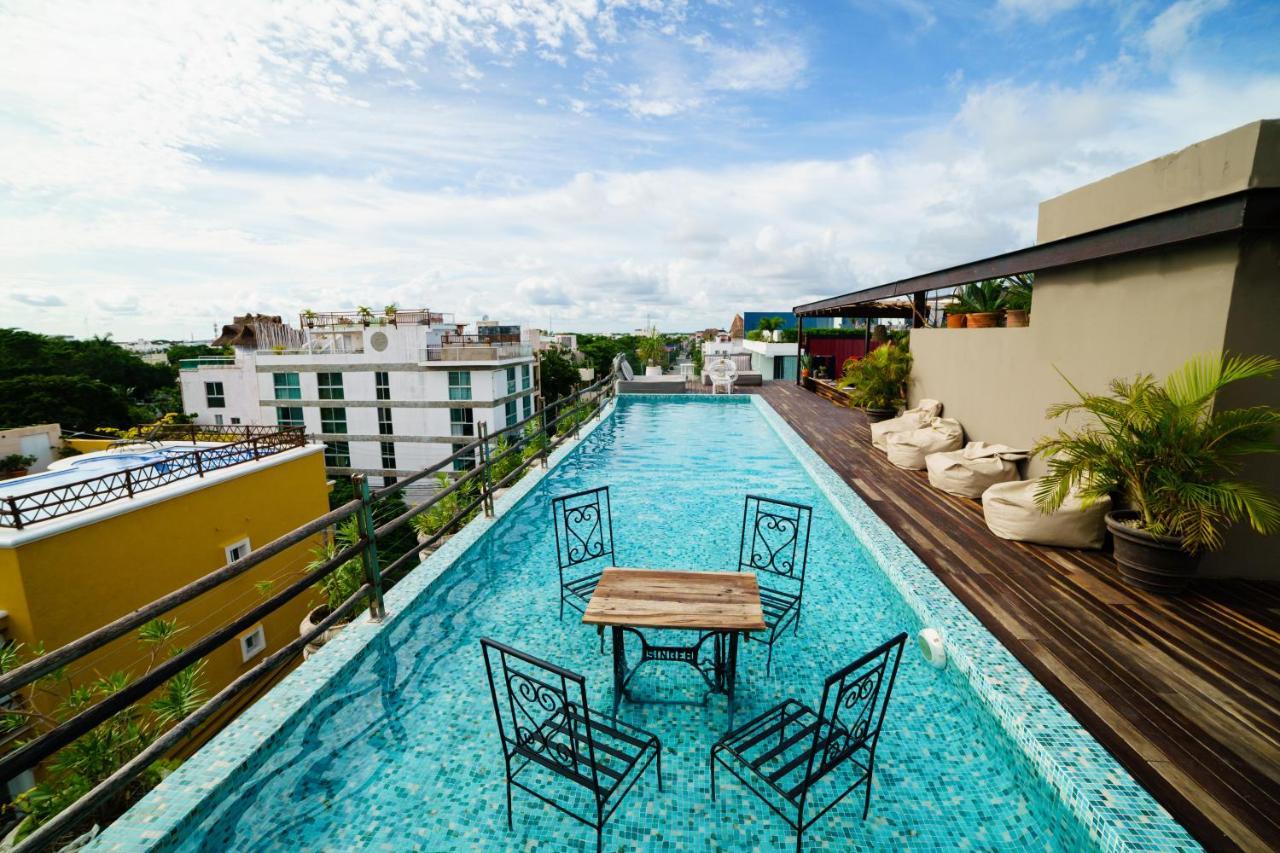 Be Playa Hotel Boutique & Rooftop Bar Playa del Carmen Eksteriør bilde